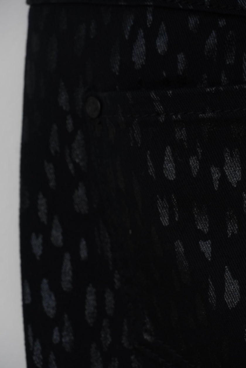 CATO Black Denim Pencil Skirt Size 2