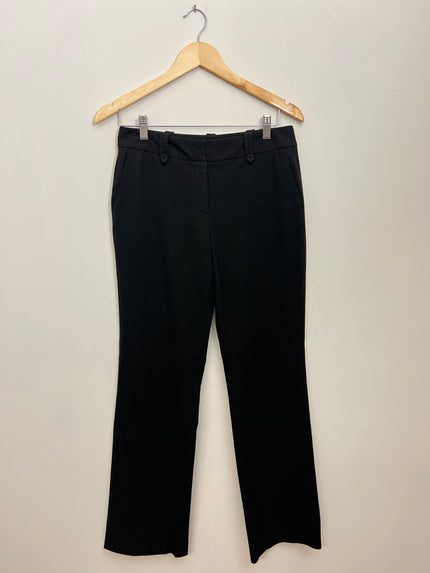 Talbots Black Signature Boot Leg Trousers Size 4