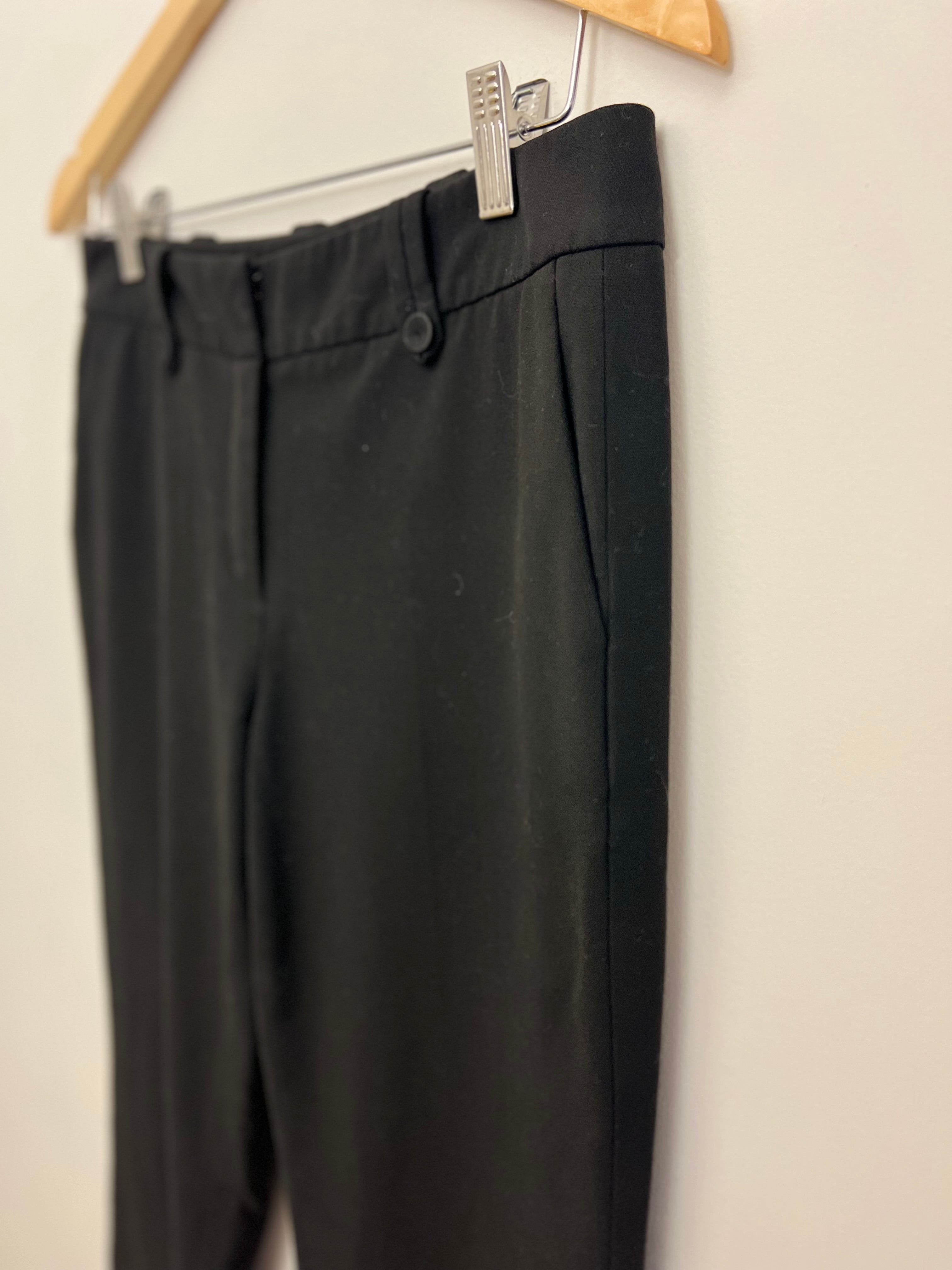 Talbots Black Signature Boot Leg Trousers Size 4