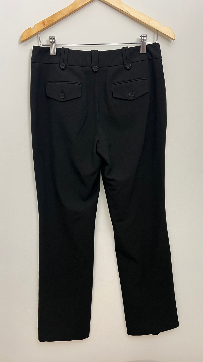 Talbots Black Signature Boot Leg Trousers Size 4