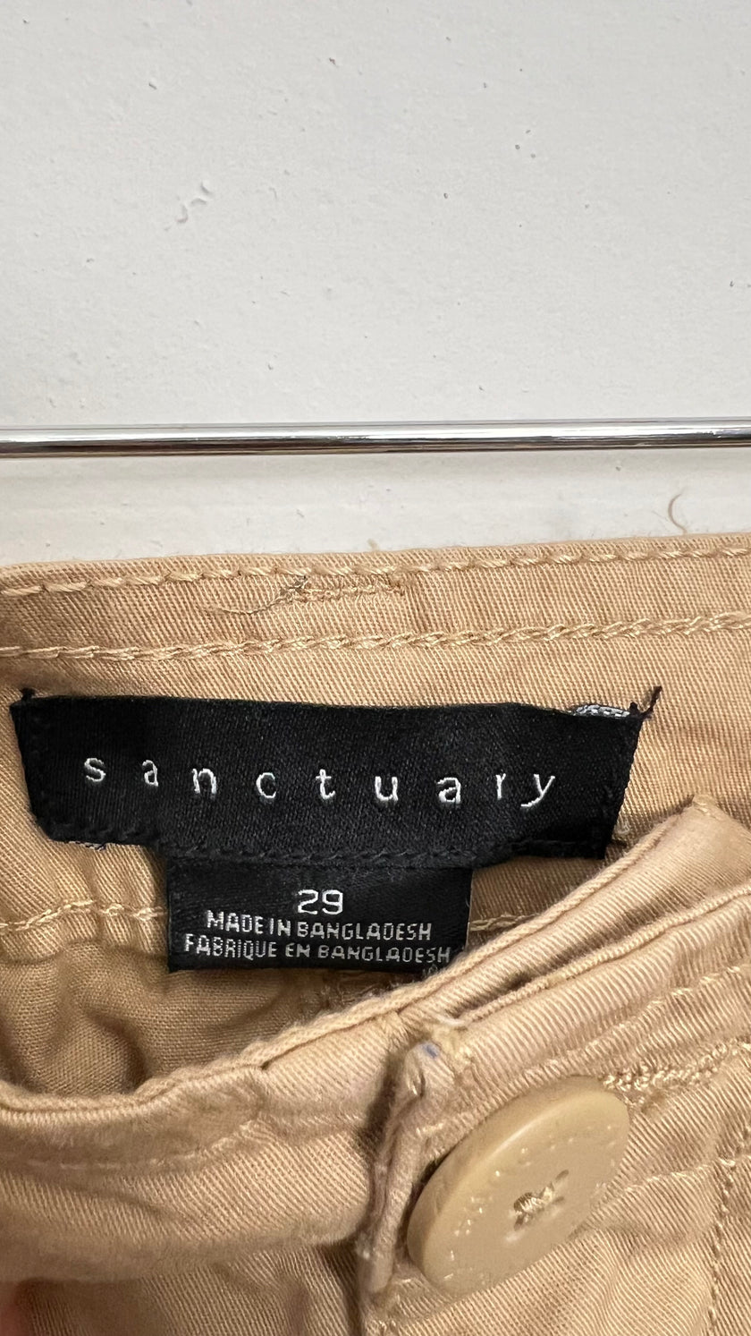 Sanctuary Tan Joggers Size 29
