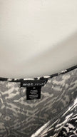 Wet Seal Black and White Maxi Dress Size Medium