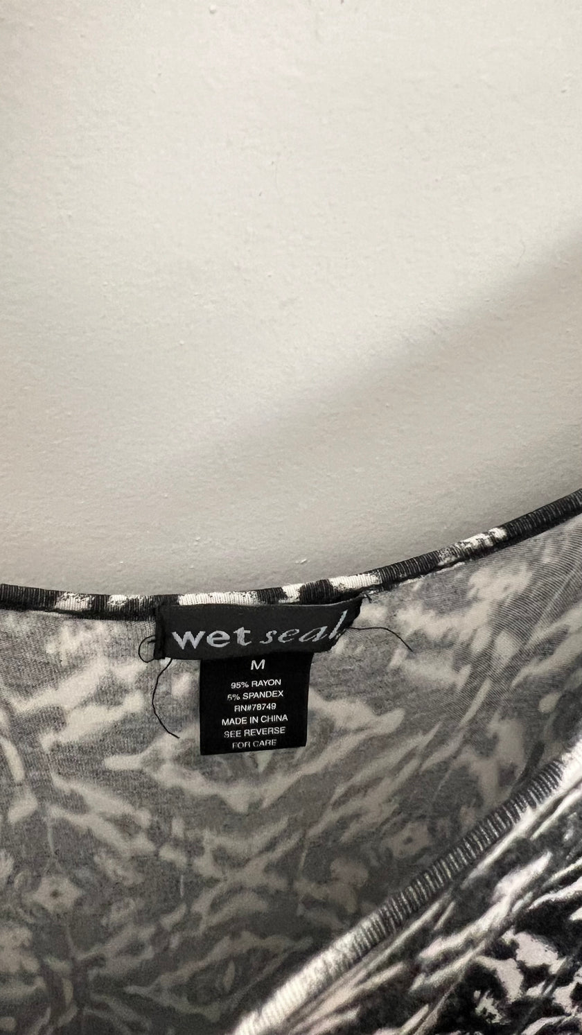 Wet Seal Black and White Maxi Dress Size Medium