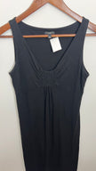 Talbots Black Sleeveless Midi Dress Size XS
