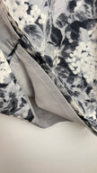 Talbots Black and White Floral Pencil Skirt Size 4