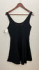 Divided H&M Black Ribbed Sleeveless Skater Dress Size 8