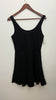 Divided H&M Black Ribbed Sleeveless Skater Dress Size 8