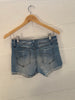 L&M Jeans Light Wash Mid-Rise Distressed Denim Shorts Size Medium