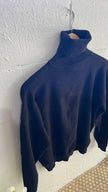 Fashion Nova Black Knit Turtleneck Size Small