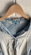Blue Island Blue Long Sleeve Top Size Medium