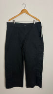 Black Wide-Leg Utility Cargo Pants Wild Fable Size XL