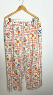 Floral Print Poplin Pajama Pants Old Navy Size XL