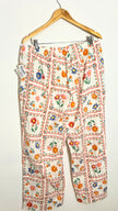 Floral Print Poplin Pajama Pants Old Navy Size XL
