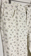 H&M High-Waisted Wide Leg Floral Print Jeans Size 14