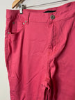 Ashley Stewart Women's Pink Stretch Skinny/Ankle Pants - Size 20
