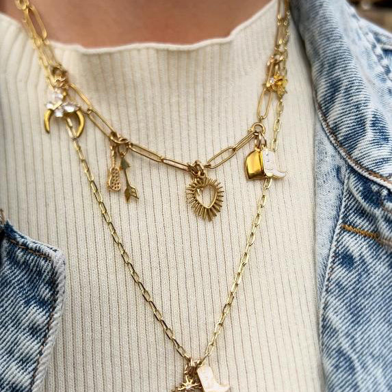 Off the Hook Clasp Charm Necklace