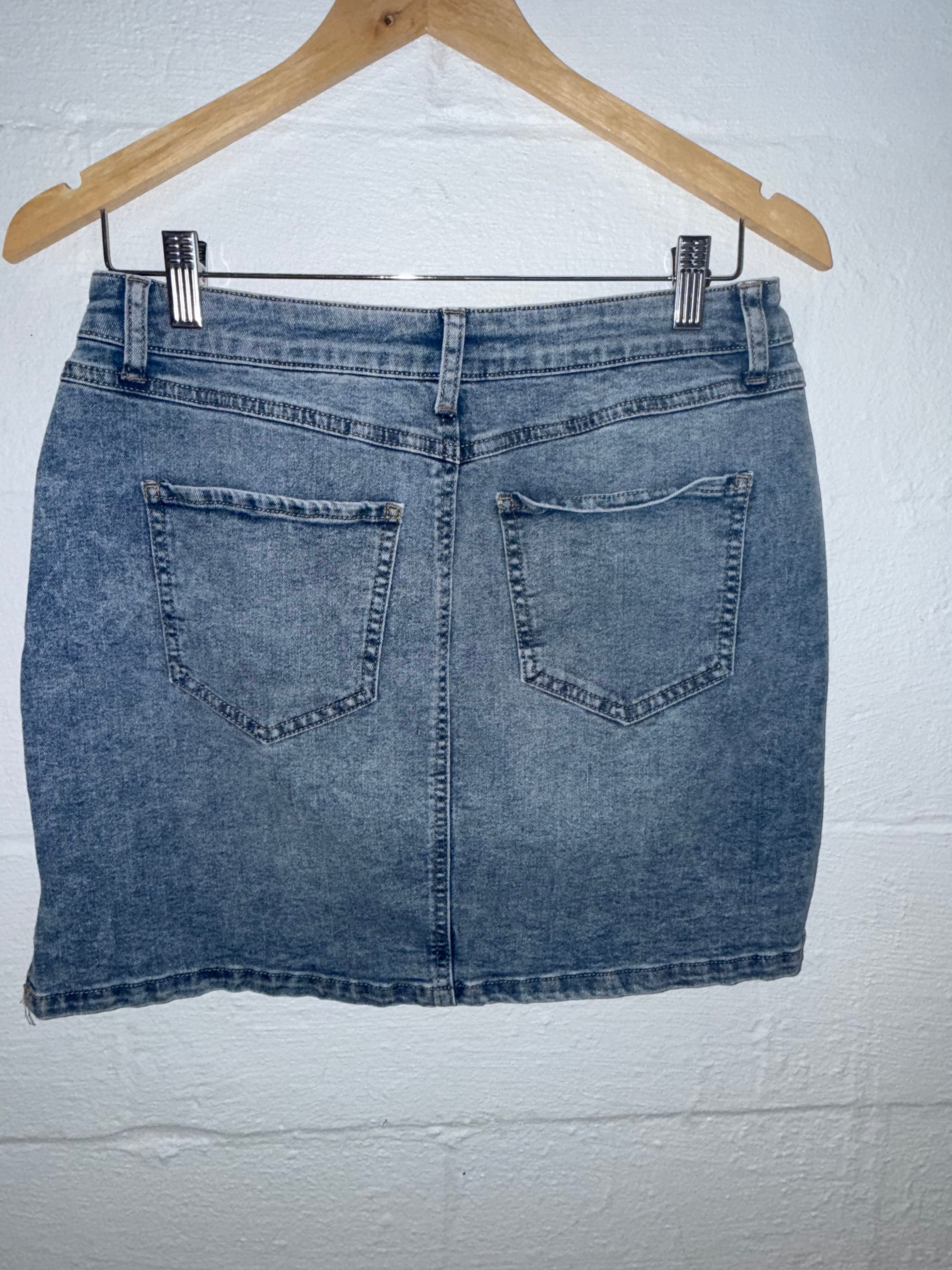 Rewash Denim Mini Skirt Size 7