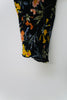 Patrons of Peace Black Floral Cardigan Size Medium