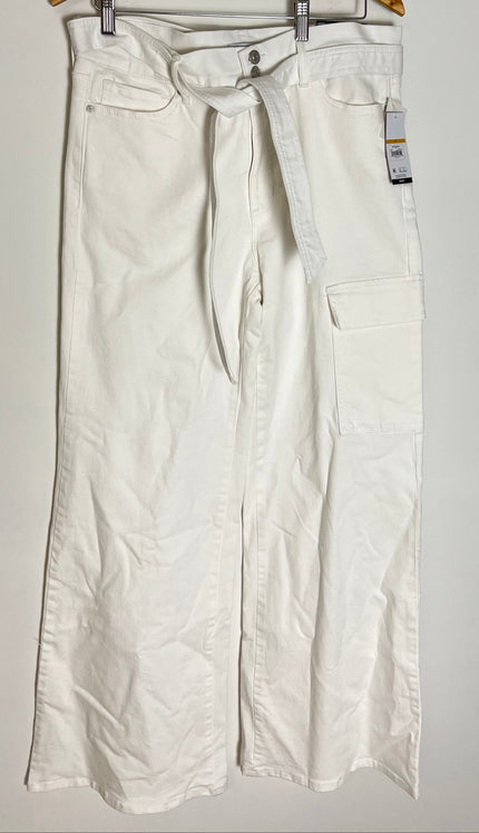 Sofia Jeans Margot Wide Leg High Rise Cargo Jeans with Belt Size 14