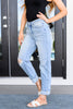 Judy Blue - Sam Mid Rise Star Pocket Boyfriend Jeans