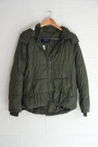 American Eagle Olive Green Puffer Jacket Size Medium