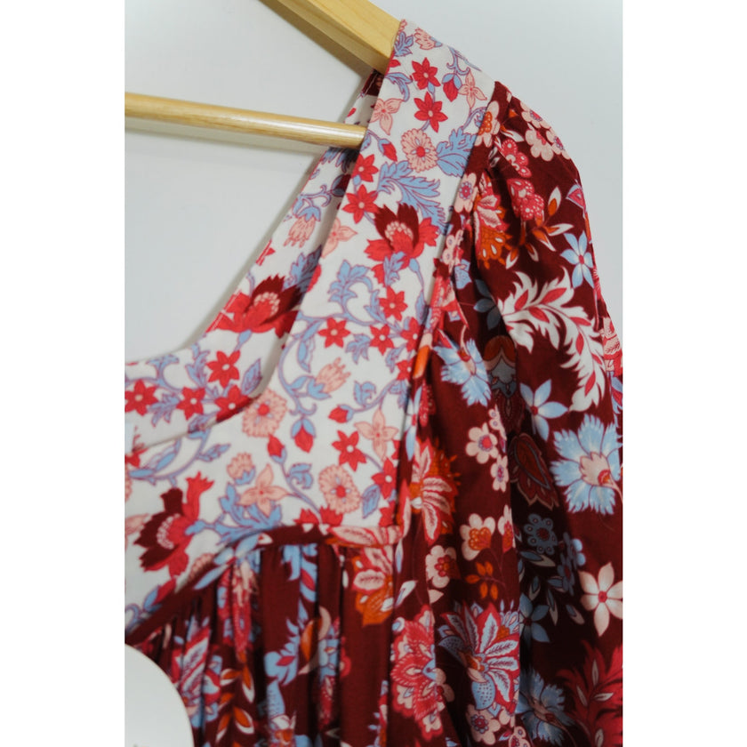 Salty Bright Floral Prairie Dress Size 8