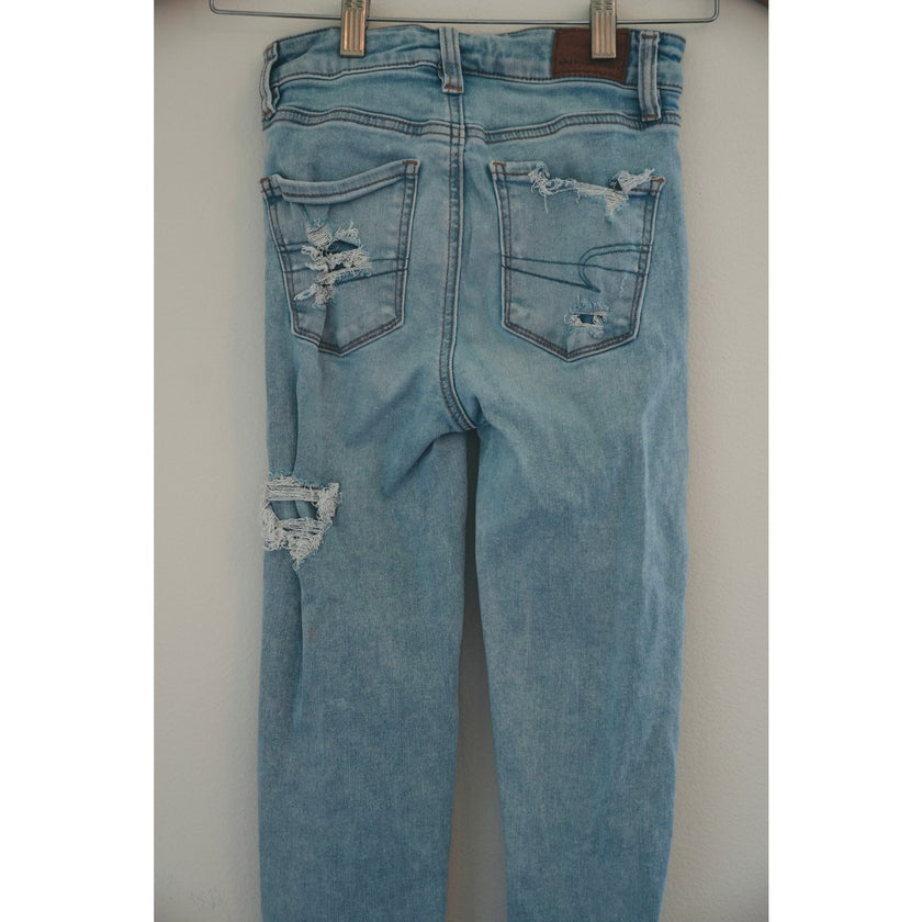 American Eagle Light Wash Jeggings Size 00