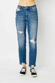 Judy Blue - Queen Of Hearts Coin Pocket BF Jeans