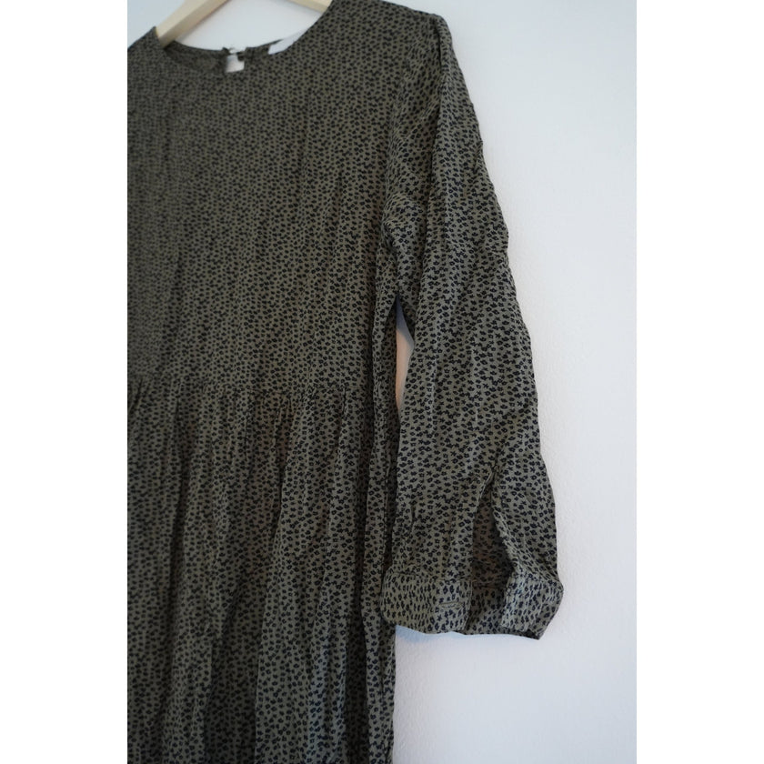 Loft Printed Flowy Long Sleeve Dress Size Small