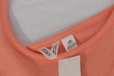 Roxy Maxi Dress Women Medium Peach Sleeveless Cut-Out Open Back Side Slit