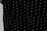 CATO Black and White Polka Dot A Line Midi Dress Size Medium