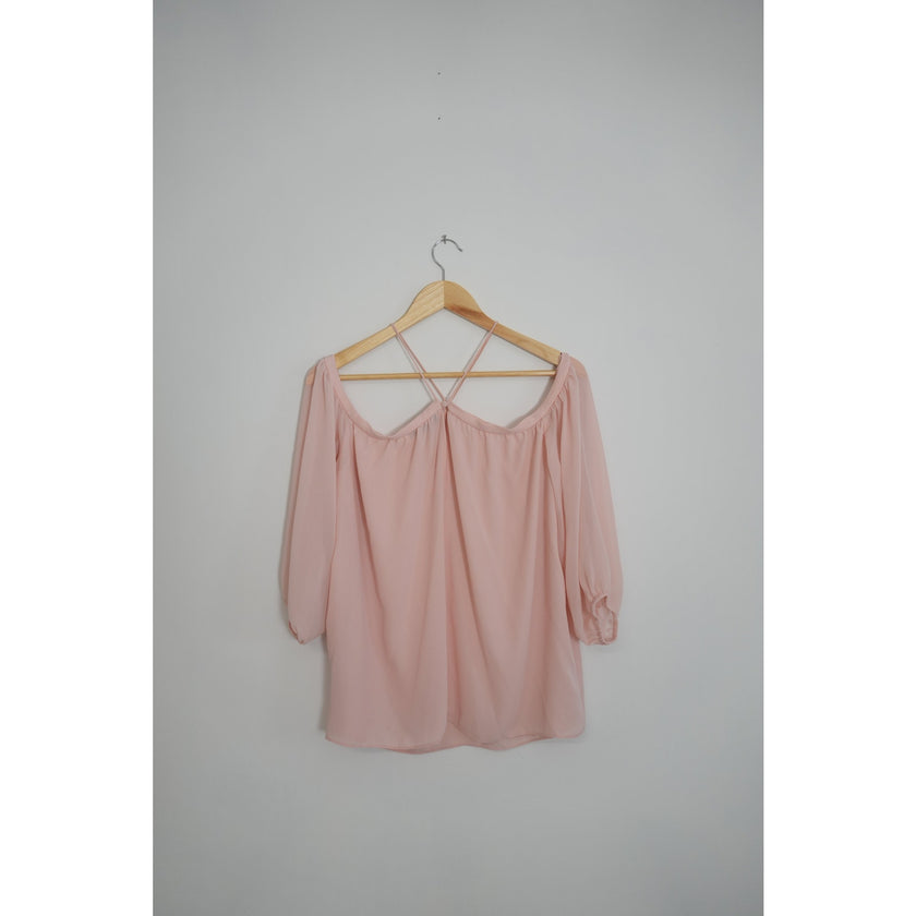 1. State Blush Off the Shoulder Blouse Size Medium
