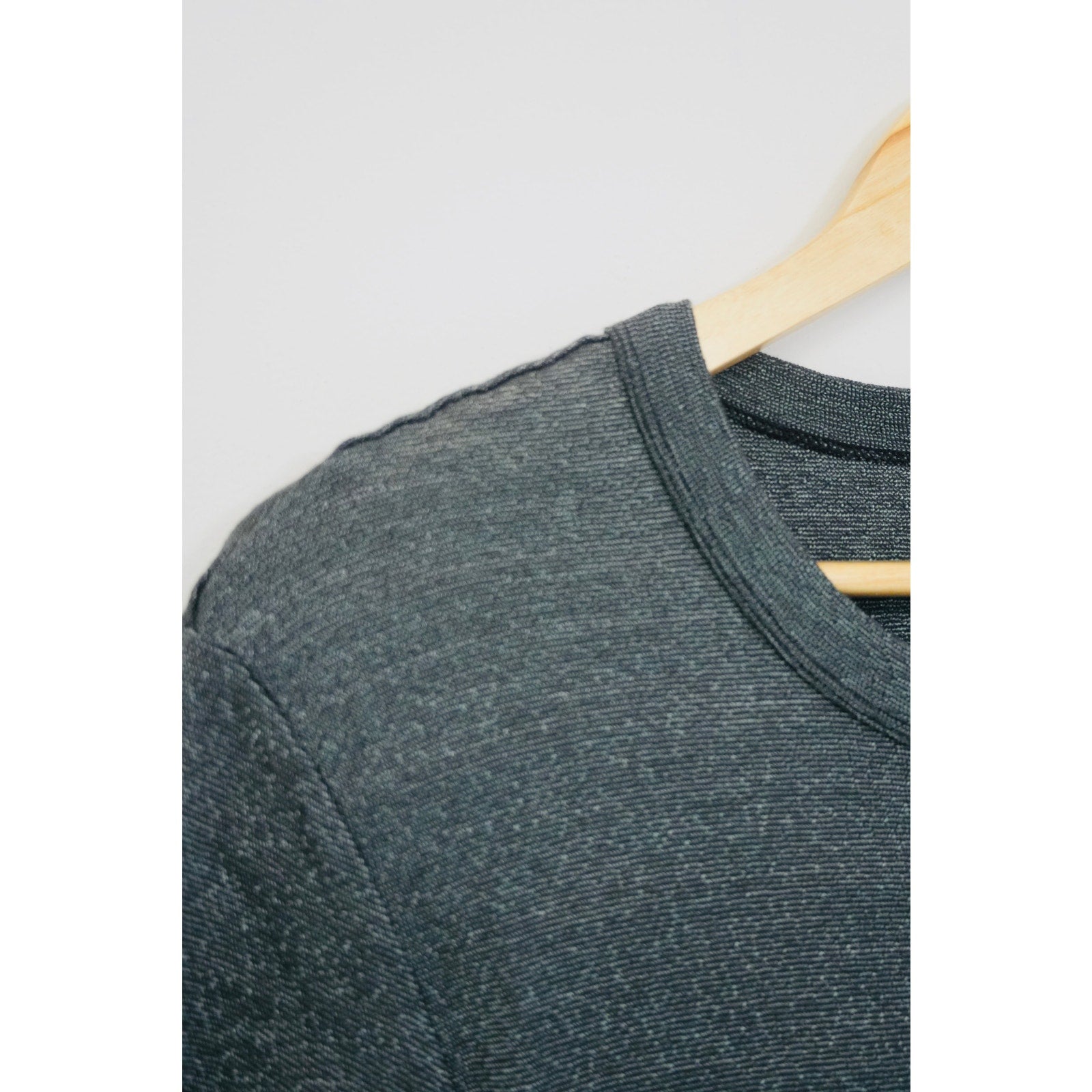 Michael Stars for Anthropologie Grey Top with Metallic Detail Size OS