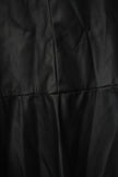 Cato Faux Leather Skirt Women Size Small Black Tiered Midi A-Line