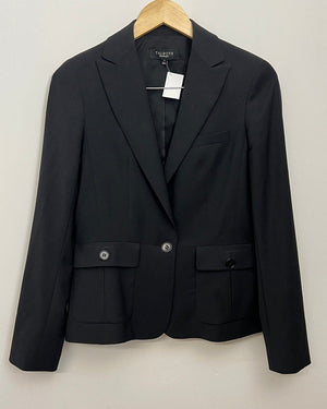 Talbots Black Blazer with Pockets Size 4