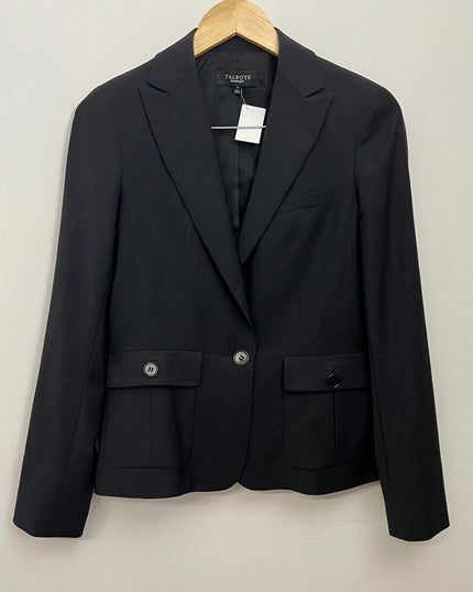 Talbots Black Blazer with Pockets Size 4