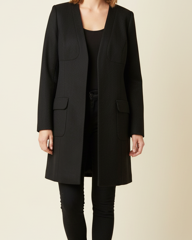 Black Peacoat - Consistent Background