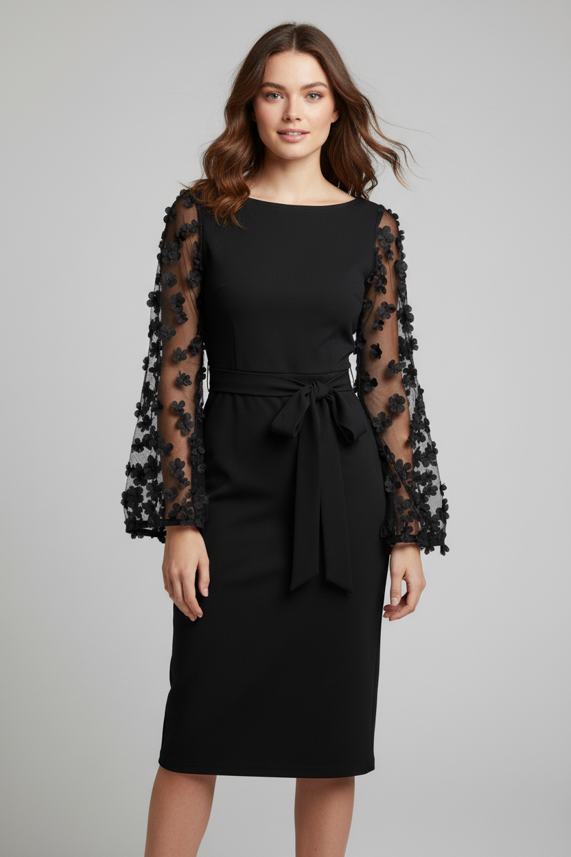 Black Sheer Dress 18yo