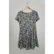 Patrons of Peace Blue and Yellow Paisley Dress Size Medium