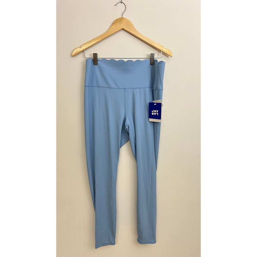 Joy Lab Light Blue Scalloped Leggings Size XL