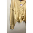 JoyLab Ivory Loose Fit Sweatshirt with Adjustable Drawstring Size XL