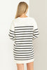 Casually Chic Striped Sweater Dress