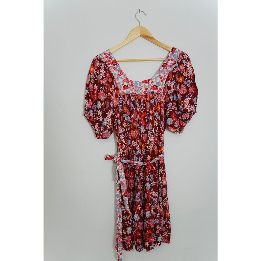 Salty Bright Floral Prairie Dress Size 8
