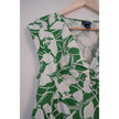 Scoop White and Green Dress Size Medium