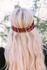 The Press Red Plaid Turban Headband (In-store)