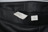 Cato Faux Leather Skirt Women Size Small Black Tiered Midi A-Line