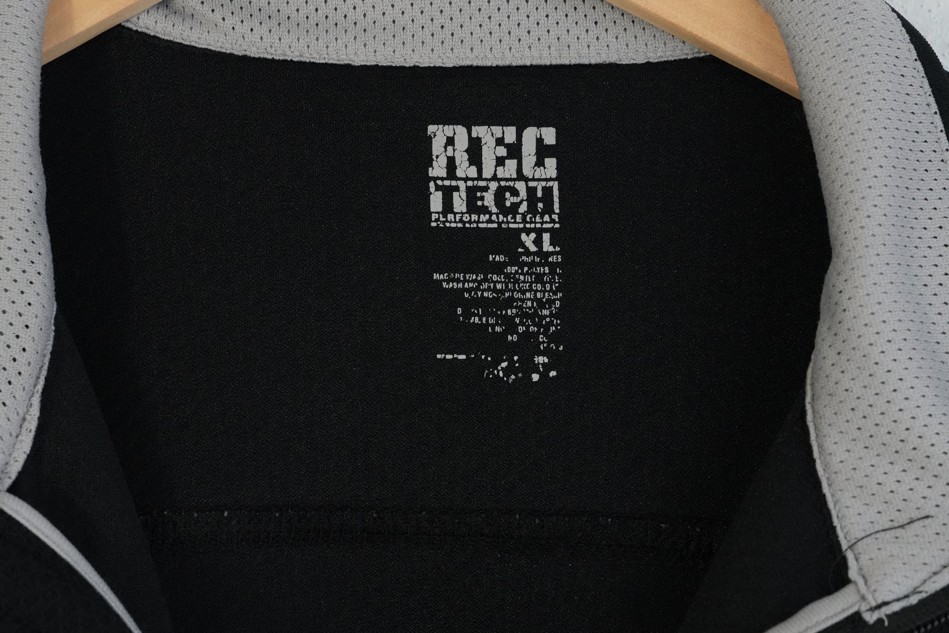 Rec Tech Pullover Men XL Black Quarter Zip Performance Long Sleeve Extra Large
