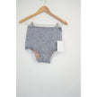 Kortni Jeane High Waisted Grey Ruffle Bikini Bottoms Size XS