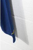 Mud Pie Leggings Women Medium/Large Blue Solid Gold Ankle Logo Stretch