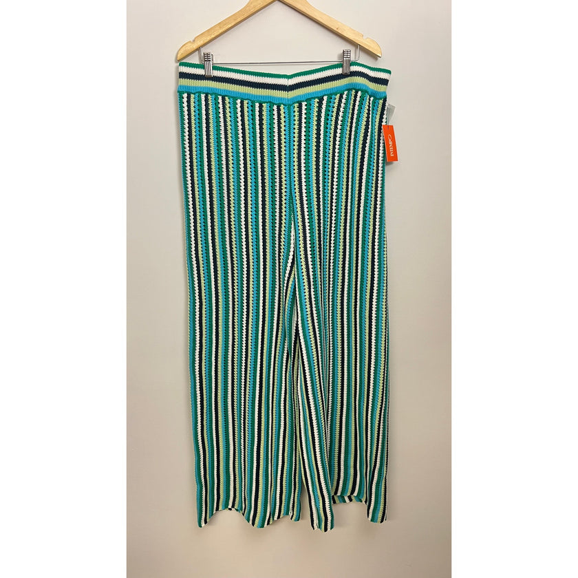 Intempo Green Crochet Pants Size XL